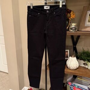 PAIGE Women's Black Skinny Jeans